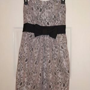 H&M Strapless Lace Dress